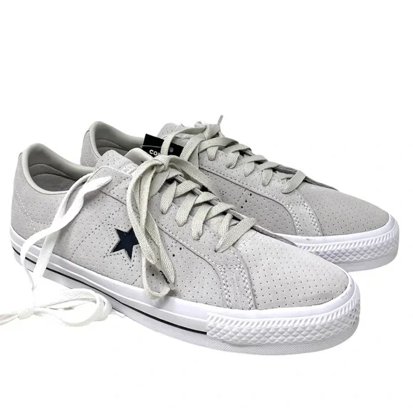 Converse One Star PRO Shoes Men’s Low Top Pale Putty Suede Size Sneakers 170072C - Picture 5 of 10
